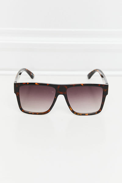 BEAUTIFUL I AM Tortoiseshell Square Full Rim Sunglasses