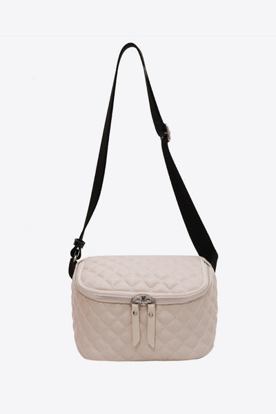 BEAUTIFUL I AM Zipper Detail Crossbody Bag