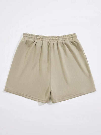 BEAUTIFUL I AM Drawstring Waist Shorts