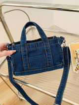 BEAUTIFUL I AM Denim Shoulder Bag