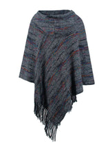 BEAUTIFUL I AM Fringe Hem Hooded Poncho