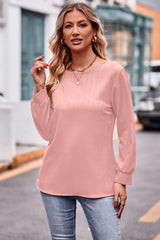 BEAUTIFUL I AM Round Neck Long Sleeve Shirt