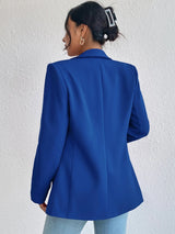 BEAUTIFUL I AM Shawl Collar Long Sleeve Blazer Jacket