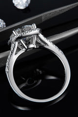 BEAUTIFUL I AM 3 Carat Moissanite Jewelry Halo Ring