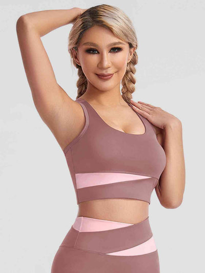 BEAUTIFUL I AM Racerback Sports Bra