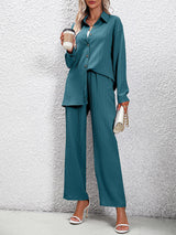 BEAUTIFUL I AM Long Sleeve Shirt and Pants Set