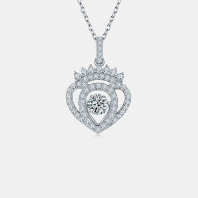 BEAUTIFUL I AM Moissanite Jewelry 925 Sterling Silver Necklace