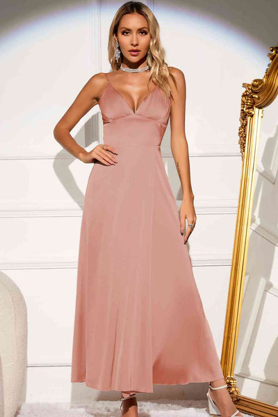 BEAUTIFUL I AM Spaghetti Strap Maxi Dress