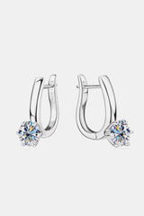 BEAUTIFUL I AM 2 Carat Moissanite Jewelry 925 Sterling Silver Earrings