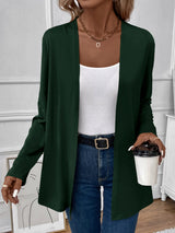 BEAUTIFUL I AM Open Front Long Sleeve Cardigan