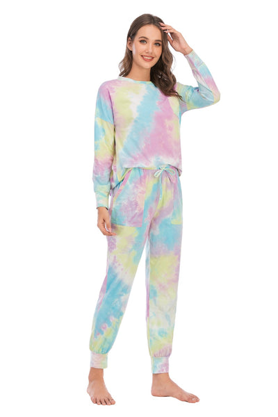 BEAUTIFUL I Am Tie-Dye Top and Pants Lounge Set