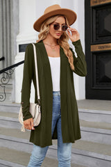 BEAUTIFUL I AM Long Sleeve Open Front Cardigan