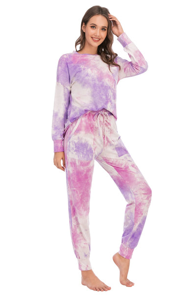 BEAUTIFUL I Am Tie-Dye Top and Pants Lounge Set