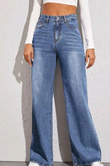 BEAUTIFUL I AM High Waist Wide Leg Jeans