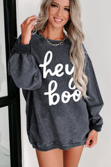 BEAUTIFUL I AM Round Neck Dropped Shoulder Graphic Sweatshirt