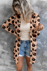 BEAUTIFUL I AM Printed Button Front Longline Cardigan