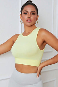 BEAUTIFUL I AM Round Neck Long Active Sports Bra