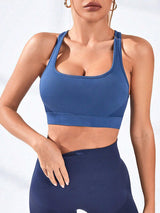 BEAUTIFUL I AM Square Neck Active Sports Bra