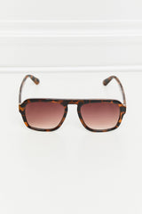 BEAUTIFUL I AM Tortoiseshell Square Polycarbonate Frame Sunglasses