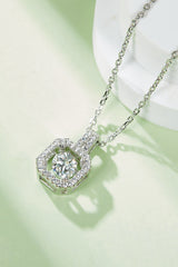 BEAUTIFUL I AM Moissanite Jewelry 925 Sterling Silver Necklace