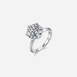 BEAUTIFUL I AM 5 Carat Moissanite Jewelry 925 Sterling Silver Ring