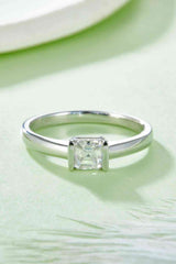 BEAUTIFUL I AM Moissanite 925 Sterling Silver Jewelry Solitaire Ring