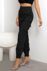 BEAUTIFUL I AM High Waist Cargo Pants