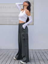 BEAUTIFUL I AM Wide Leg Cargo Pants