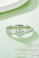 BEAUTIFUL I AM Moissanite 925 Sterling Silver Jewelry Solitaire Ring