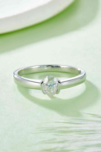 BEAUTIFUL I AM Moissanite 925 Sterling Silver Jewelry Solitaire Ring