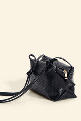 BEAUTIFUL I AM PU Leather Knot Detail Shoulder Bag