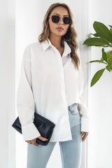 BEAUTIFUL I AM Dropped Shoulder Longline Shirt