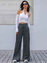 BEAUTIFUL I AM Wide Leg Cargo Pants