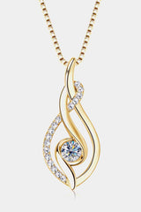 BEAUTIFUL I AM Moissanite Jewelry 925 Sterling Silver Necklace