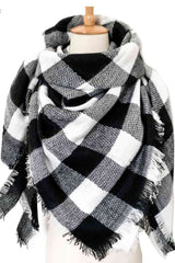 BEAUTIFUL I AM Plaid Imitation Cashmere Scarf