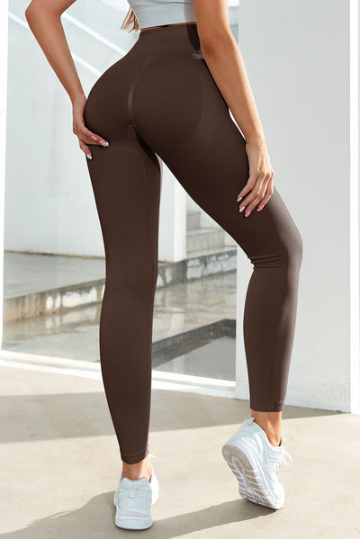 BEAUTIFUL I AM Wide Waistband Sports Active Wear Leggings