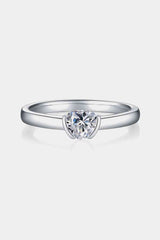 BEAUTIFUL I AM Moissanite 925 Sterling Silver Jewelry Solitaire Ring