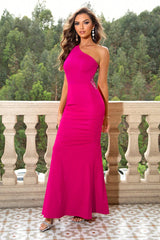 BEAUTIFUL I AM One-Shoulder Sleeveless Maxi Dress