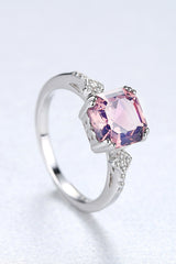 BEAUTIFUL I AM Morganite Jewelry 925 Sterling Silver Ring