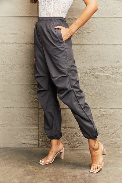 BEAUTIFUL I AM Drawstring Waist Pants with Pockets