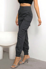 BEAUTIFUL I AM High Waist Cargo Pants