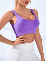 BEAUTIFUL I AM Round Neck Active Sports Bra