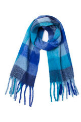 BEAUTIFUL I AM Fringe Detail Polyester Scarf