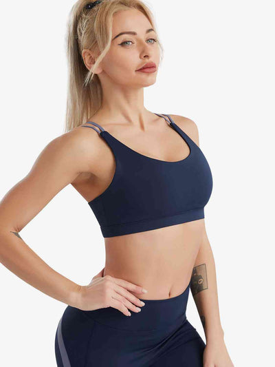 BEAUTIFUL I AM Crisscross Sports Bra