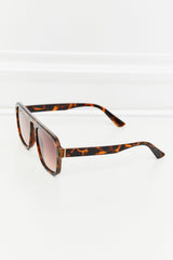 BEAUTIFUL I AM Tortoiseshell Square Polycarbonate Frame Sunglasses