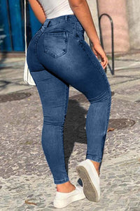 BEAUTIFUL I AM Full Size Cropped Jeans with Pocket