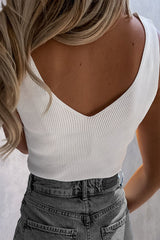 BEAUTIFUL I AM V-Neck Wide Strap Tank Shirt