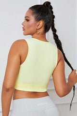 BEAUTIFUL I AM Round Neck Long Active Sports Bra