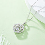 BEAUTIFUL I AM Moissanite Jewelry 925 Sterling Silver Necklace