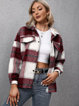 BEAUTIFUL I AM Plaid Long Sleeve Shirt